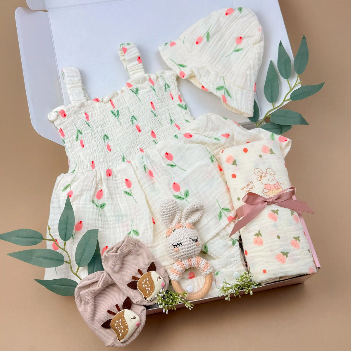 Baby Shower Gift Box for Mom & Baby Girl