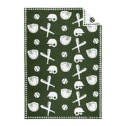 Baseball Jacquard Knit Baby Blanket