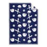 Baseball Jacquard Knit Baby Blanket