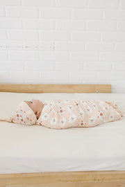 GOTS Certified Organic Cotton Blanket - Checkered Bear