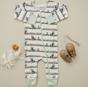 GOTS Certified Organic Cotton Zippy - Billie & Kid