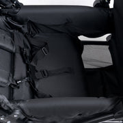Foldable Lightweight Front Back Seats Double Baby Stroller-Black