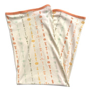 Organic Cotton Baby Blanket – GOTS Certified Swaddle Blanket – Boho Floral