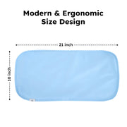 Bamboo Baby Burp Cloths in Blue Bell