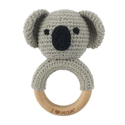 Carving Name Baby Soothing Bell Newborn Gift Bath Gift Knitted Cartoon Doll