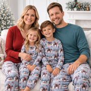 Cowboy Christmas Family Matching Bamboo Pajamas