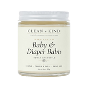 Baby & Diaper Balm — Grass-Fed Tallow, Shea & Roman Chamomile, 4 oz