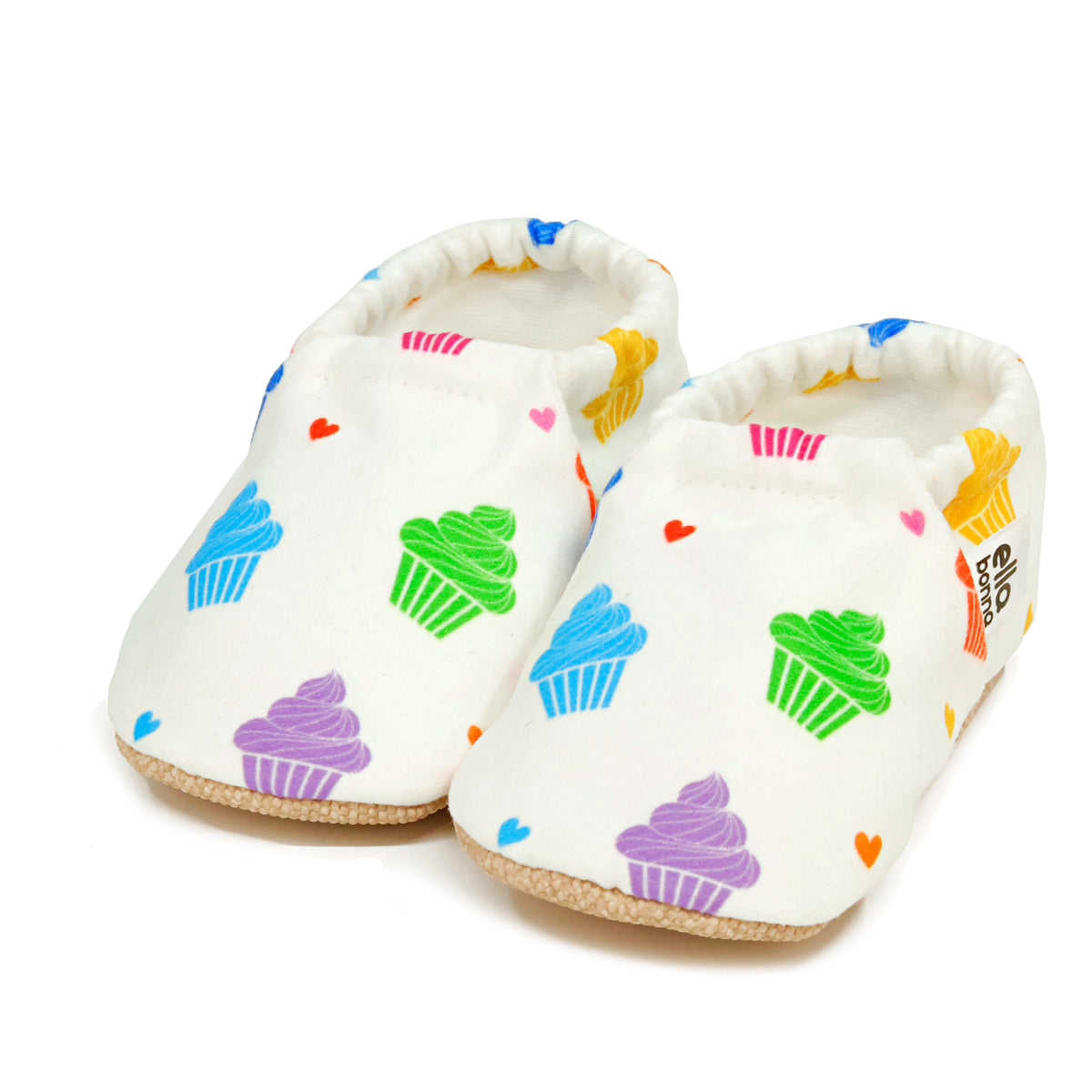 Cupcake Soft Sole Baby Moccasins