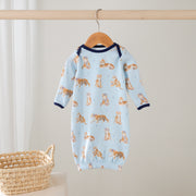 MVC: Blue Tigers Organic Cotton Kids Pajamas