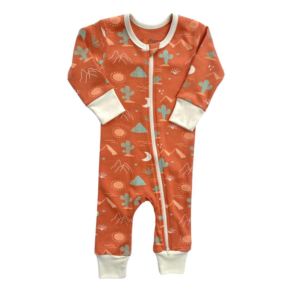GOTS Certified Organic Cotton Zippy - Desert