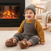 Kids’ Fuzzy Slippers | Bear & Bunny Animal House Shoes