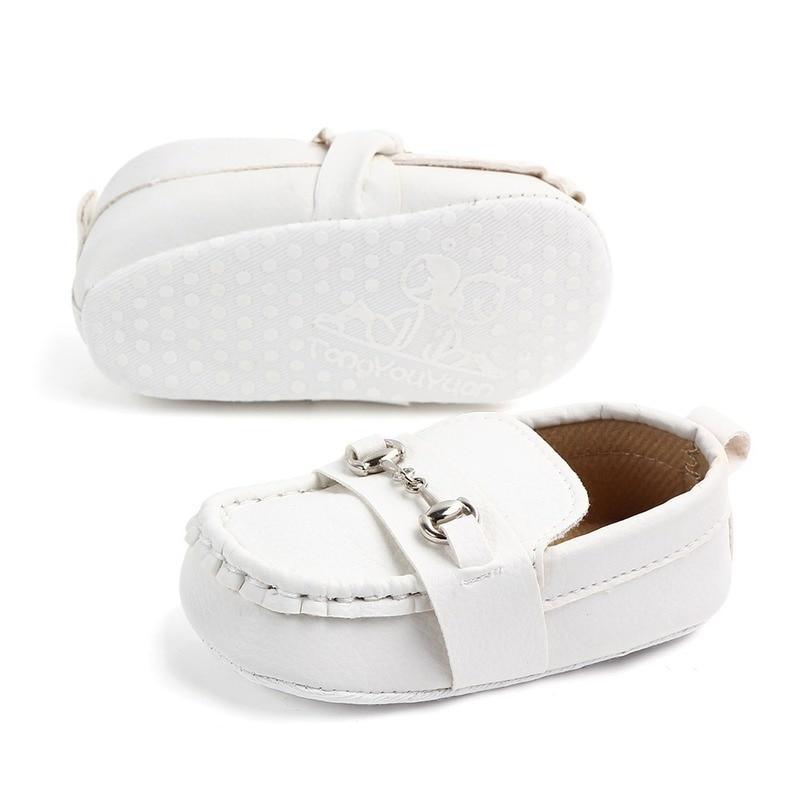 Leather Baby Shoes Fashion Infant Boys Girls Anti-slip Soft Sole Newborn First Walkers Luxury Shoes Design For Kids