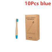 New Organic Children's Bamboo Toothbrush 10 Colors Soft Bristles Biodegradable Eco-Friendly Handle for Kids