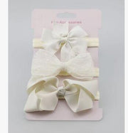 Handmade Vintage Retro Baby Elastic flower Headband Bowknot Hairband Toddler Infants For Baby