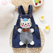 Modern Cartoon Baby Clothing Boys & Girls Jeans Overalls Shorts Toddler Infant Rompers For Kids In Fashion Deisgn