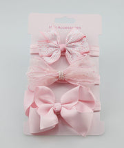 Handmade Vintage Retro Baby Elastic flower Headband Bowknot Hairband Toddler Infants For Baby