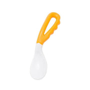 Baby Food Supplement Feeding Spoon Children's Products Curved Handle Easy To Grasp Children Tableware Baby Diet Training Spoon for eating TV