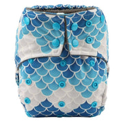Luxury Charcoal Bamboo Baby Cloth Diaper Nappy Washable Reusable Double Gusset Square Tabs Nappies for Baby and Kids