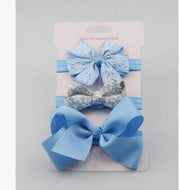 Handmade Vintage Retro Baby Elastic flower Headband Bowknot Hairband Toddler Infants For Baby