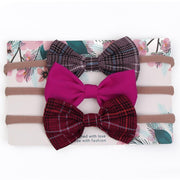 Baby Girls Headband Infant Elastic Headwear Kids Hair Accessories Bow Set For Baby Girls
