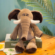 Stuffed Forest Animal Plush Toys – Lion, Tiger, Elephant & More