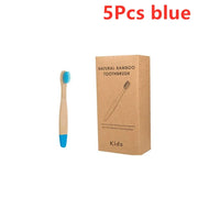 New Organic Children's Bamboo Toothbrush 10 Colors Soft Bristles Biodegradable Eco-Friendly Handle for Kids