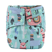 Luxury Charcoal Bamboo Baby Cloth Diaper Nappy Washable Reusable Double Gusset Square Tabs Nappies for Baby and Kids