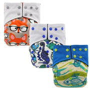 All-In-One  Cloth Diaper for Baby Bamboo Charcoal Eco-friendly Baby Cloth Diaper