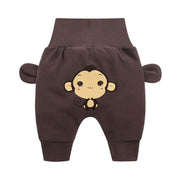 New Baby Fashion Long Pants Cartoon Animal Printing Baby Trousers Kid Wear Baby Pants  For Kids