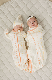 Organic Cotton Baby Sleep Sack – GOTS Certified Wearable Blanket – Boho Floral