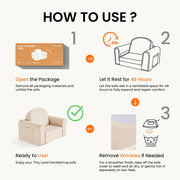Tiny Land® GentleSnug Kids Sofa Chair
