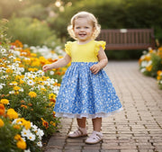 Blossom Organic Cotton Toddler Dress – Everyday Summer Dress for Girls