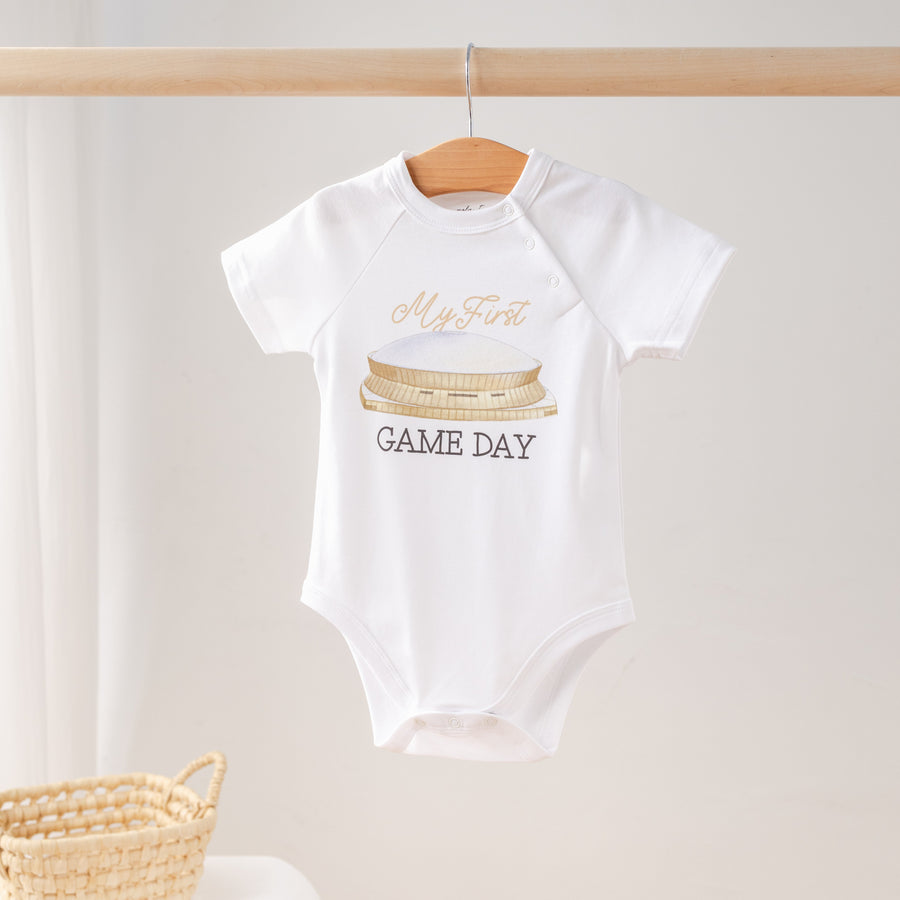My First Game Day - Saints Organic Cotton Onesie