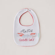 My First Game Day - Arkansas Organic Cotton Baby Bib