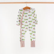 Alligator Mascot Mania Organic Cotton Kids Pajamas