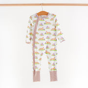 Navy Tiger Mania Organic Cotton Kids Pajamas