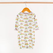 Navy Tiger Mania Organic Cotton Kids Pajamas
