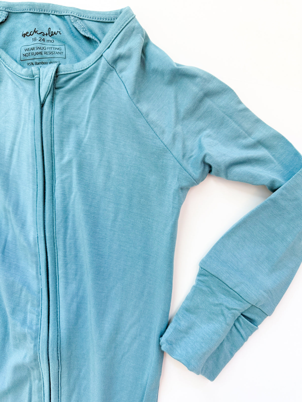 Blue Jean Baby | Infant Bamboo Zip Romper