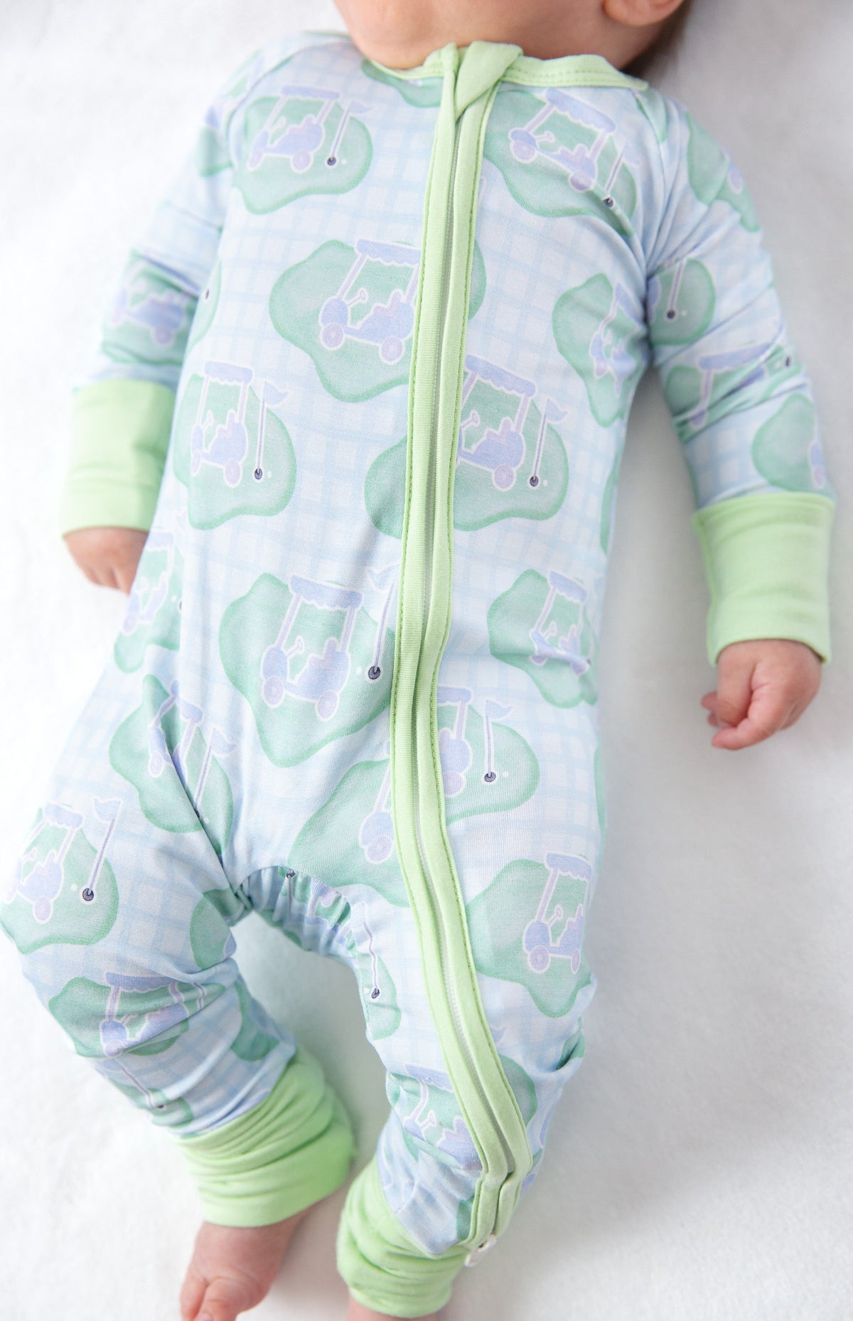 Golf Baby Bamboo Zipper Romper