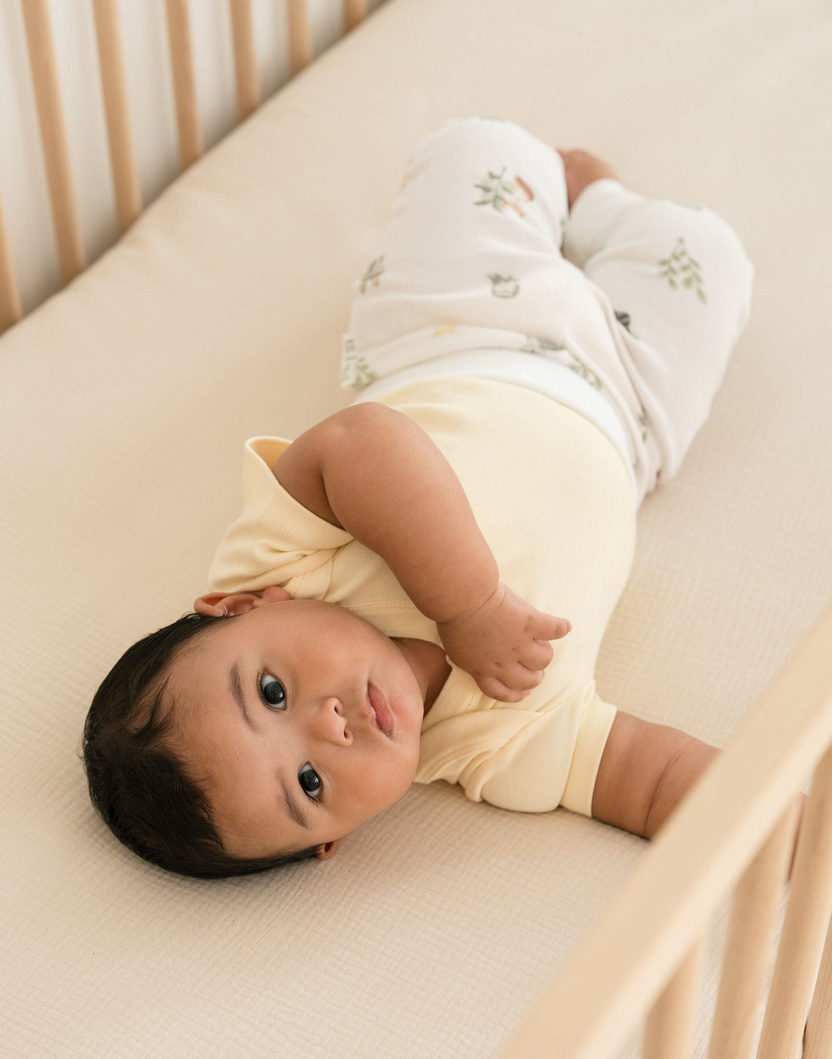 Short Sleeve Bodysuit in Sunny Yellow