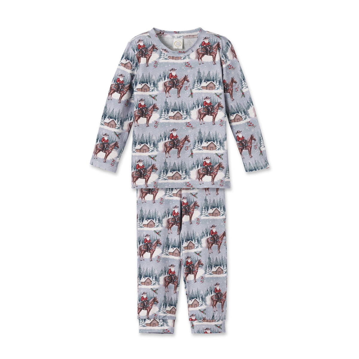 Cowboy Christmas Family Matching Bamboo Pajamas