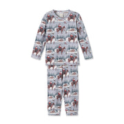 Cowboy Christmas Family Matching Bamboo Pajamas