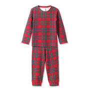 Christmas Tartan Plaid Family Matching Bamboo Pajamas