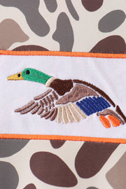 Camo Mallard Embroidered UPF Swim One-Piece