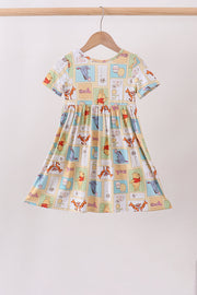 Yellow winnie the pooh bamboo dress