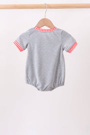 Grey character embroidery bubble