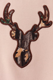 Gray Deer Applique Romper