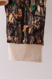 Gray Deer Applique Pants Set