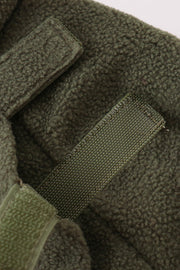 Green Fleece Bow Coat