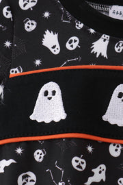 Orange Ghost Embroidery Bubble